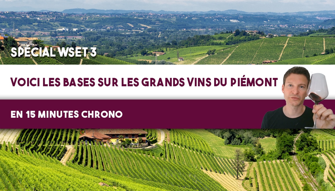Voici les bases sur les grands vins du Piémont, en 15 minutes chrono [Spécial WSET 3]